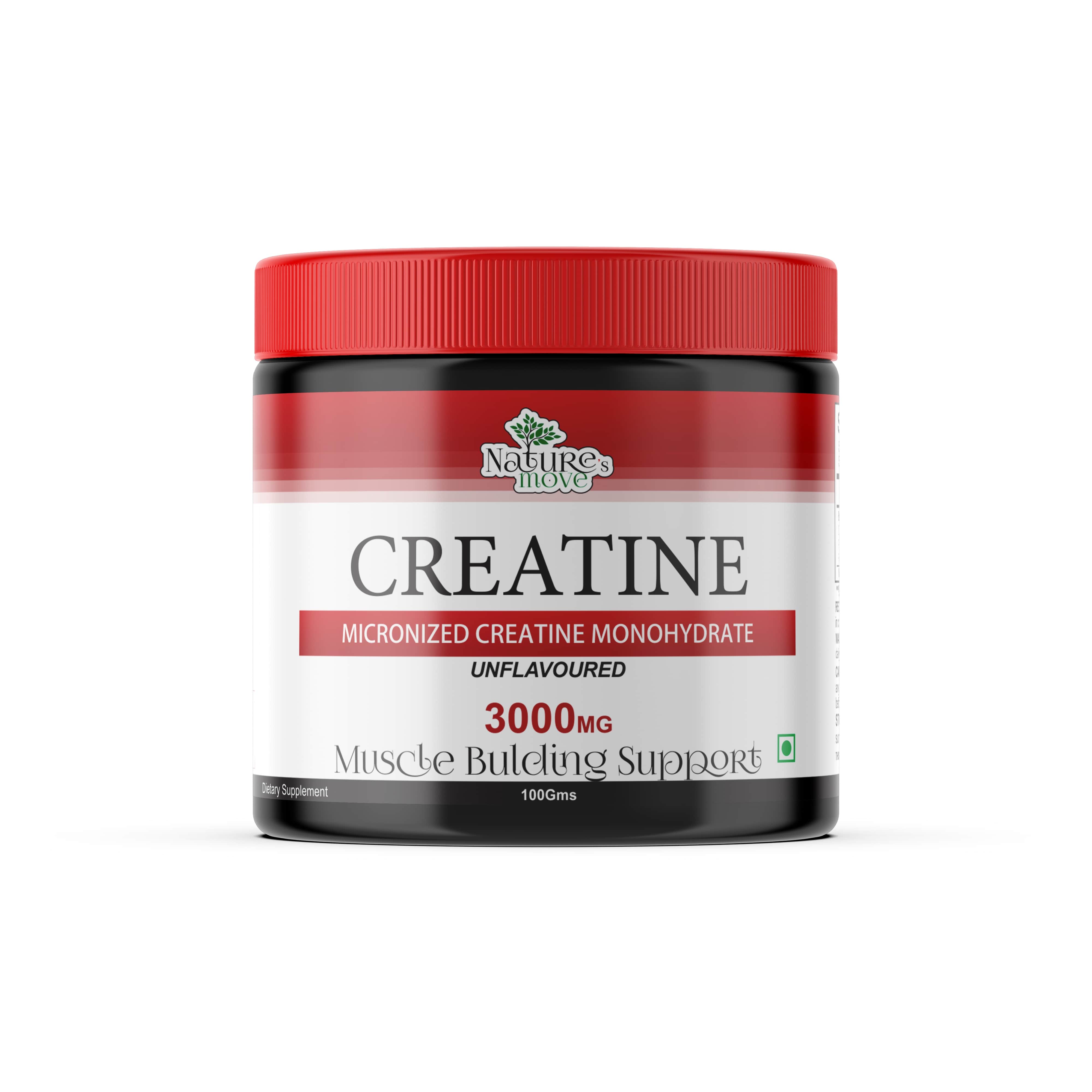 Nature's Move Micronized Creatine Monohydrate 100Gms 